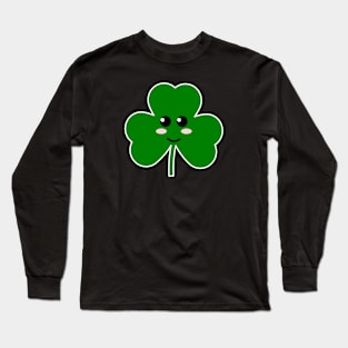 Cute St Patricks Day Shamrock Long Sleeve T-Shirt